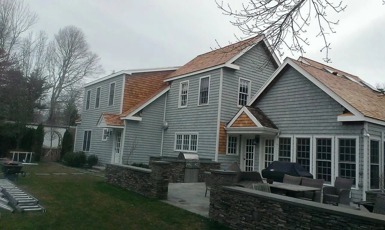 Residential roof replacement project in Long Island